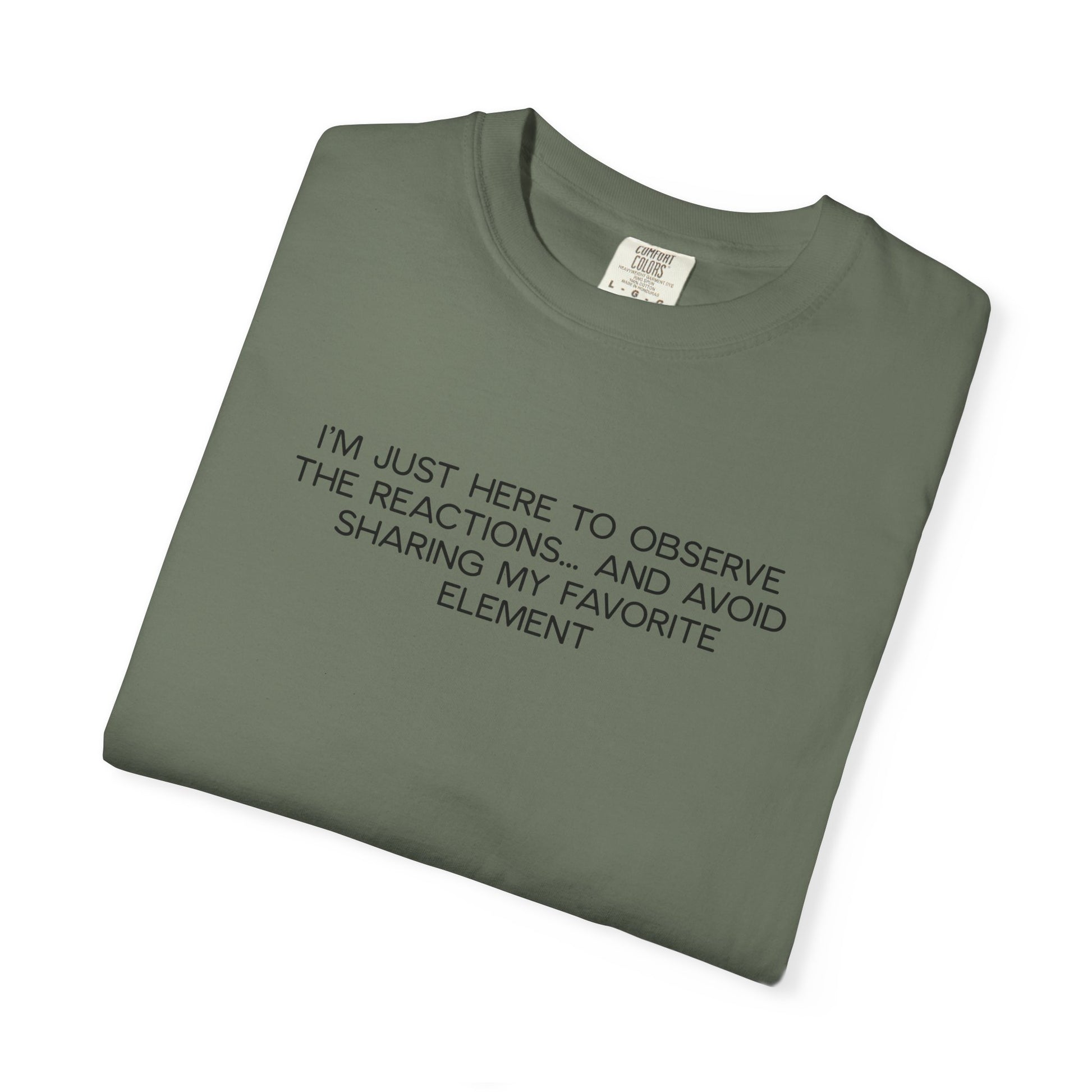 Science Squad Shirt - Funny Teacher PD Day Tee, I'm Just Here to Observe Shirt, Sarcastic Science Team Shirt, Two-Sided