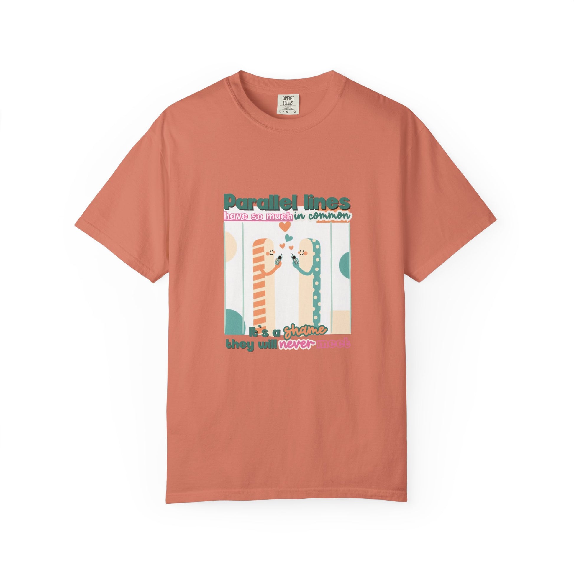 Parallel Lines Geometry Pun Tee