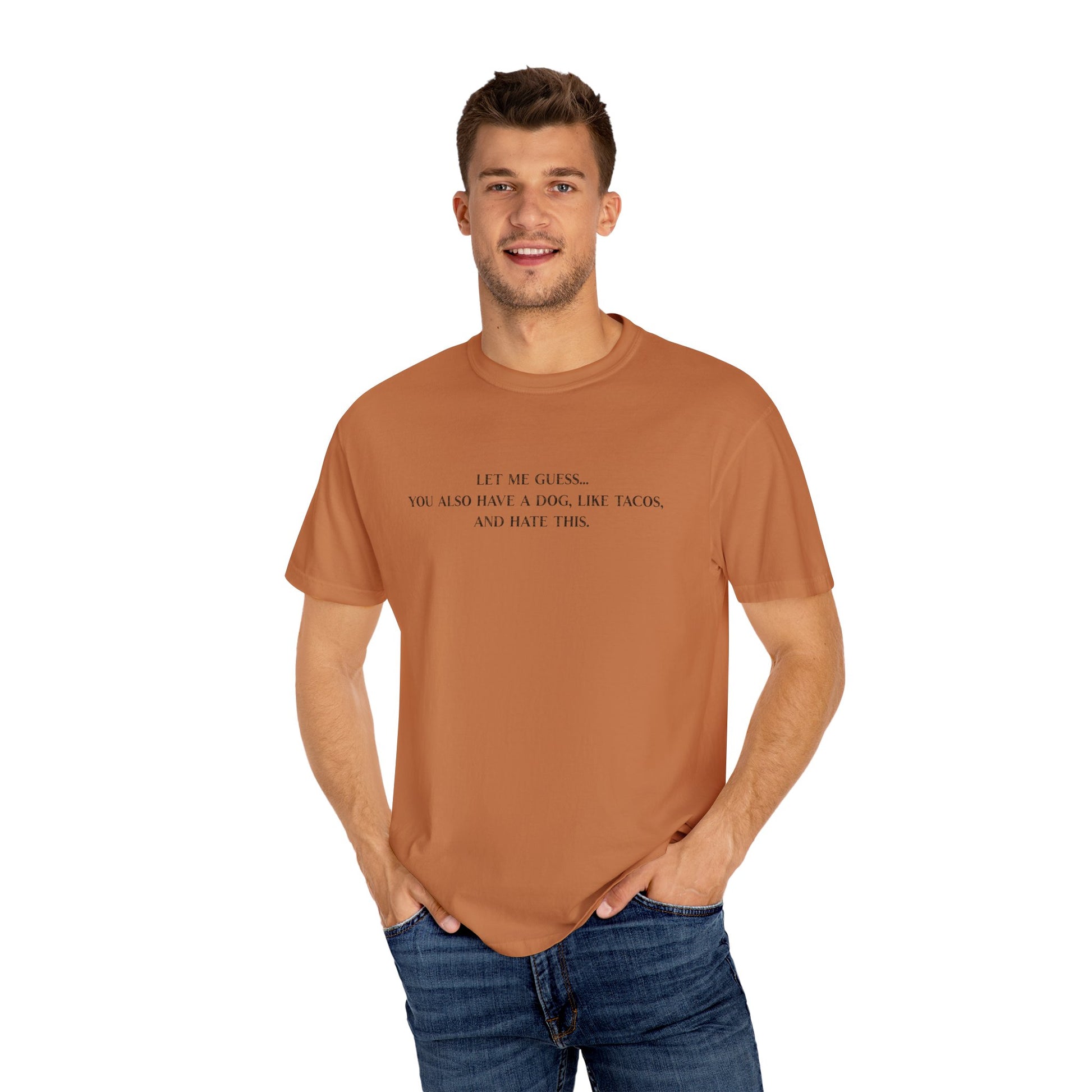 Let Me Guess Shirt - Funny PD Day Teacher Tee, Icebreaker Survivor, Dog Lover, Tacos & Staff Meeting Humor Shirt