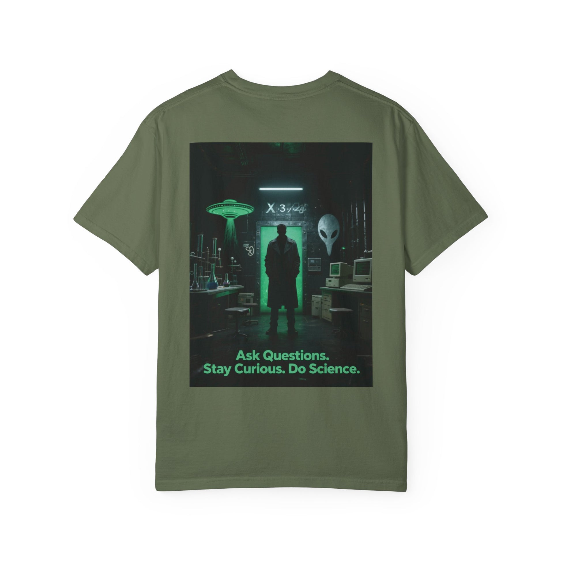 Stay Curious, Do Science X-Files Themed Tee
