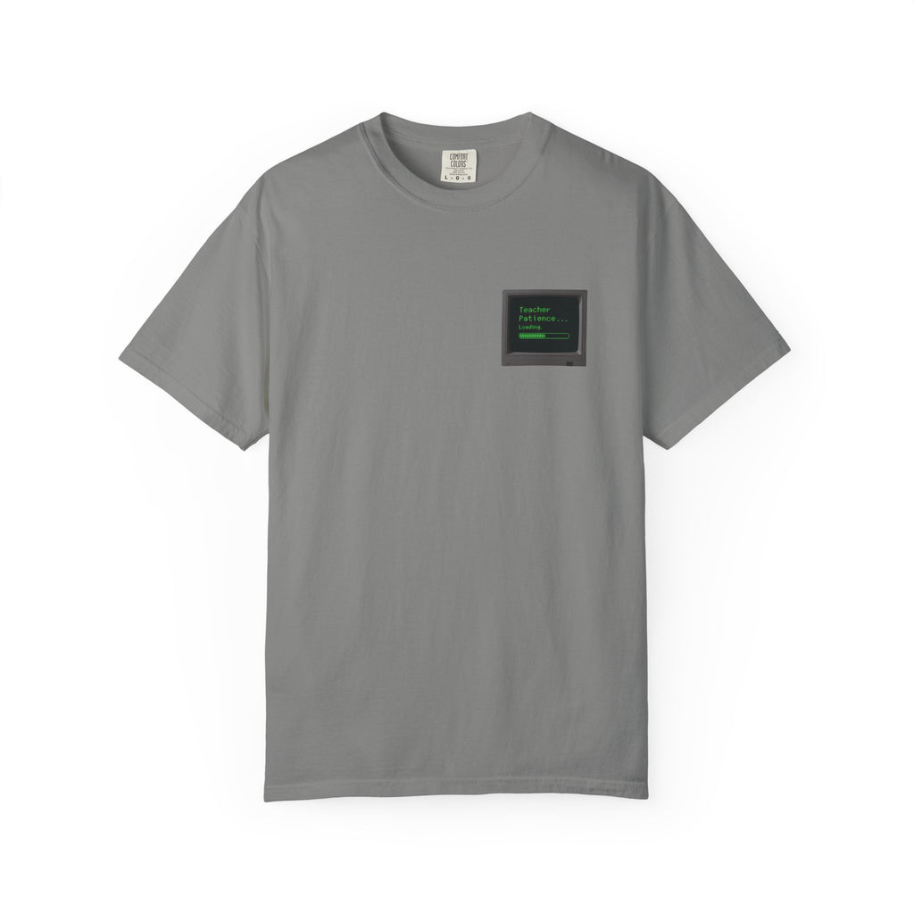 Teacher Patience Loading Shirt -  Retro 80s Computer Style Teacher Tee, Funny Back to School Shirt