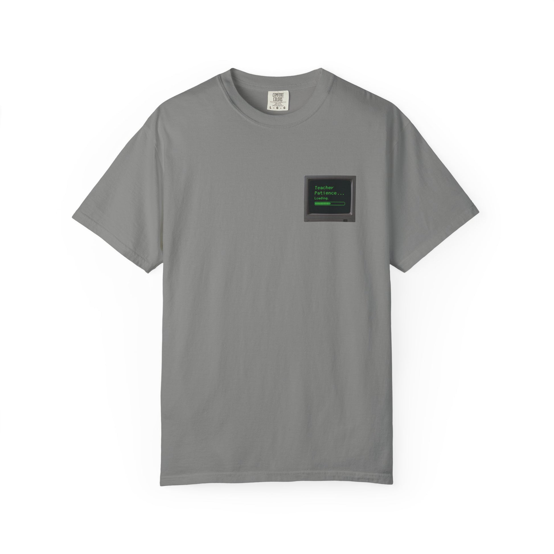 Teacher Patience Loading Shirt -  Retro 80s Computer Style Teacher Tee, Funny Back to School Shirt