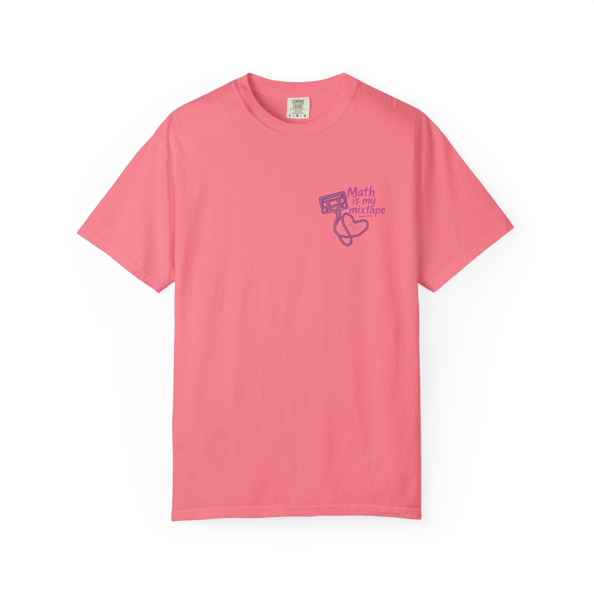 Math Is My Mixtape Shirt - Emo Math Teacher Shirt, I Speak Fluent Angst and Algebra Tee, Two-Sided Teacher Shirt