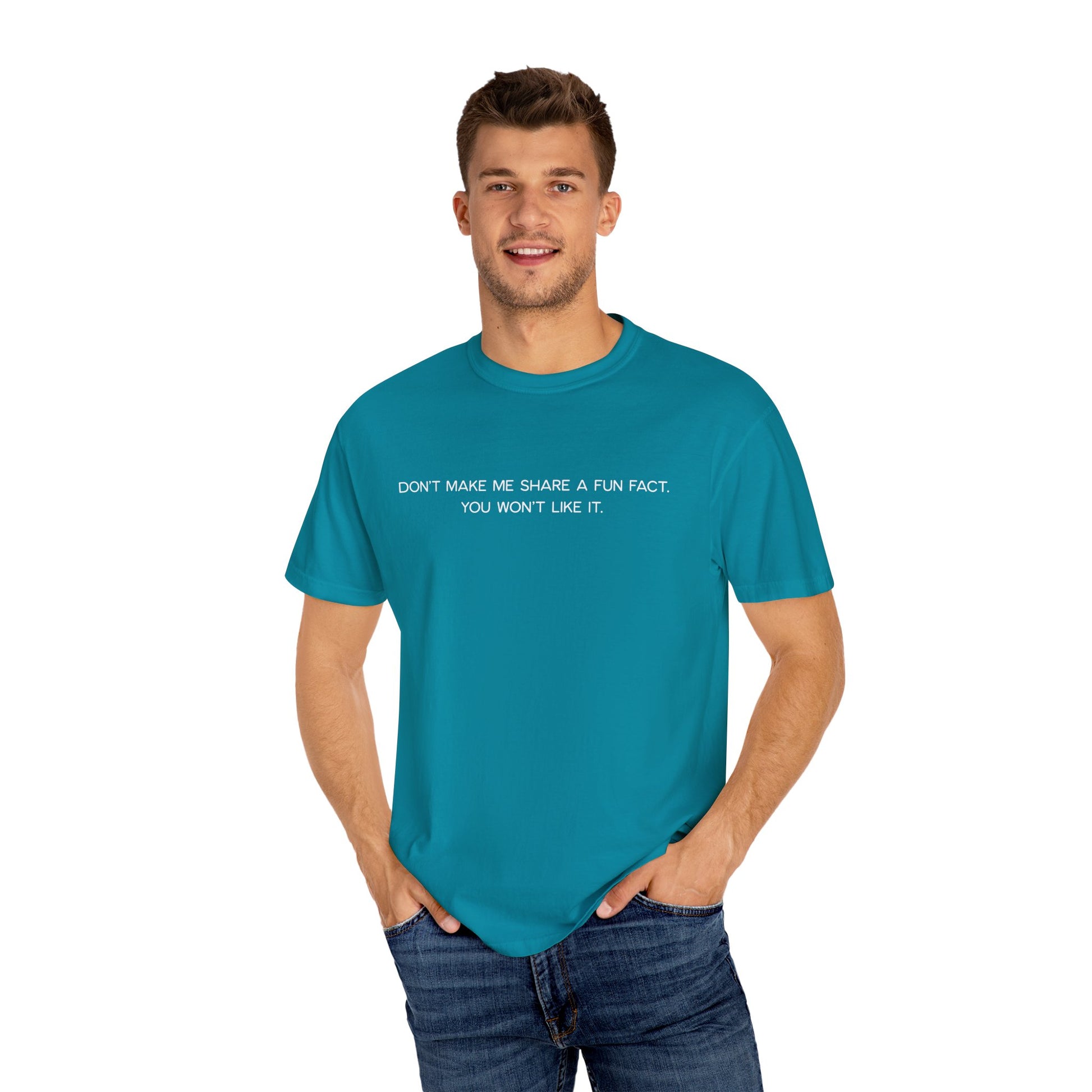 Don't Make Me Share a Fun Fact Shirt - Funny PD Day Teacher Shirt, Anti-Icebreaker Comfort Colors Tee, Staff Meeting Shirt