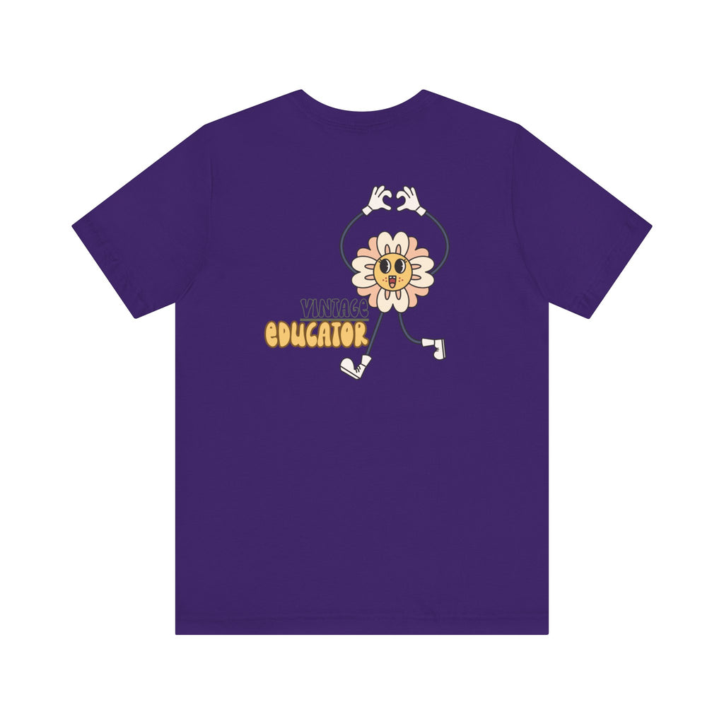 Vintage Educator – Two-Sided Teacher Tee