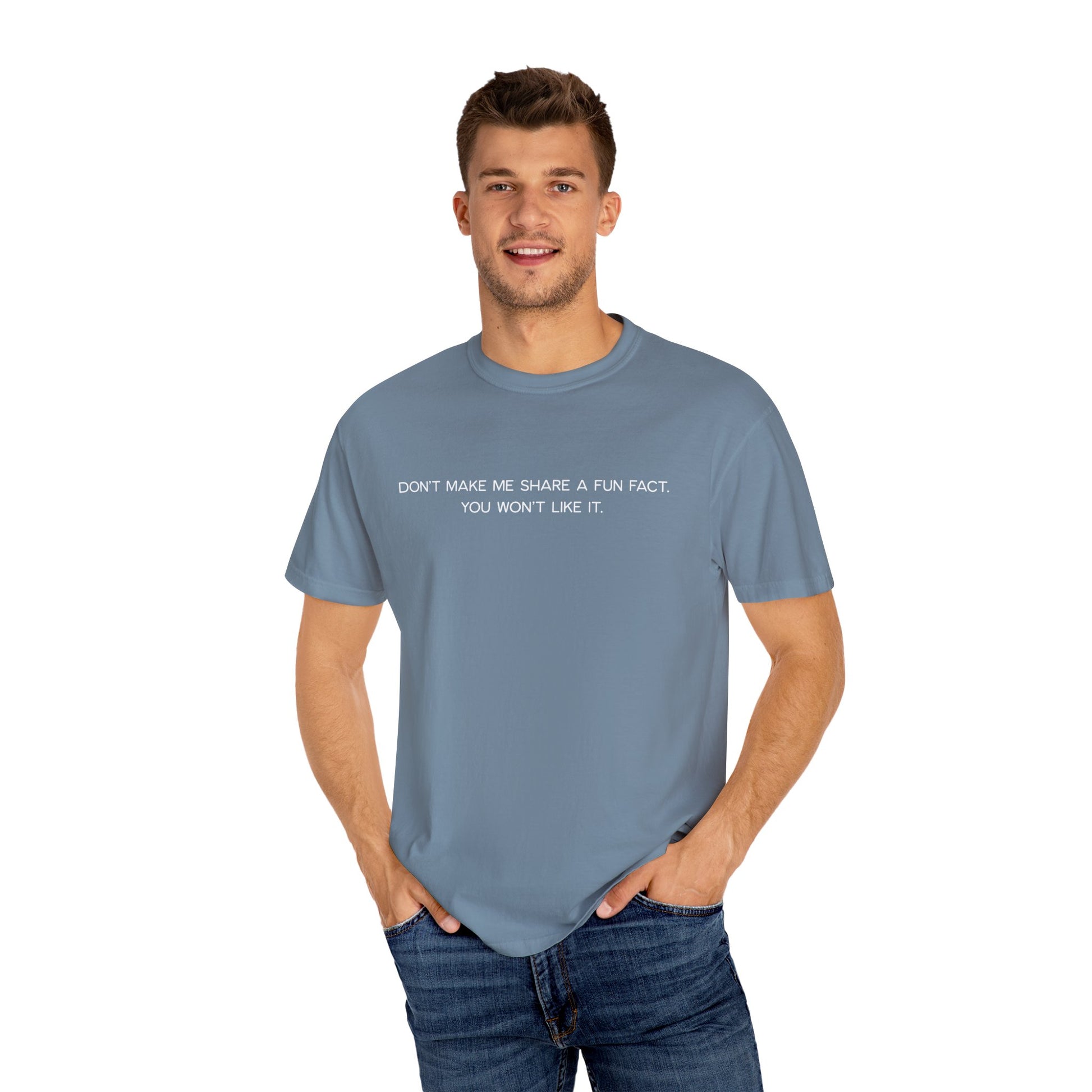 Don't Make Me Share a Fun Fact Shirt - Funny PD Day Teacher Shirt, Anti-Icebreaker Comfort Colors Tee, Staff Meeting Shirt