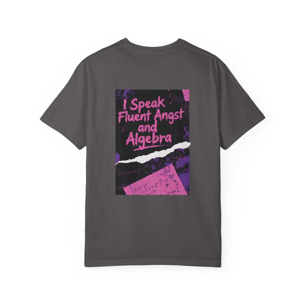 Math Is My Mixtape Shirt - Emo Math Teacher Shirt, I Speak Fluent Angst and Algebra Tee, Two-Sided Teacher Shirt