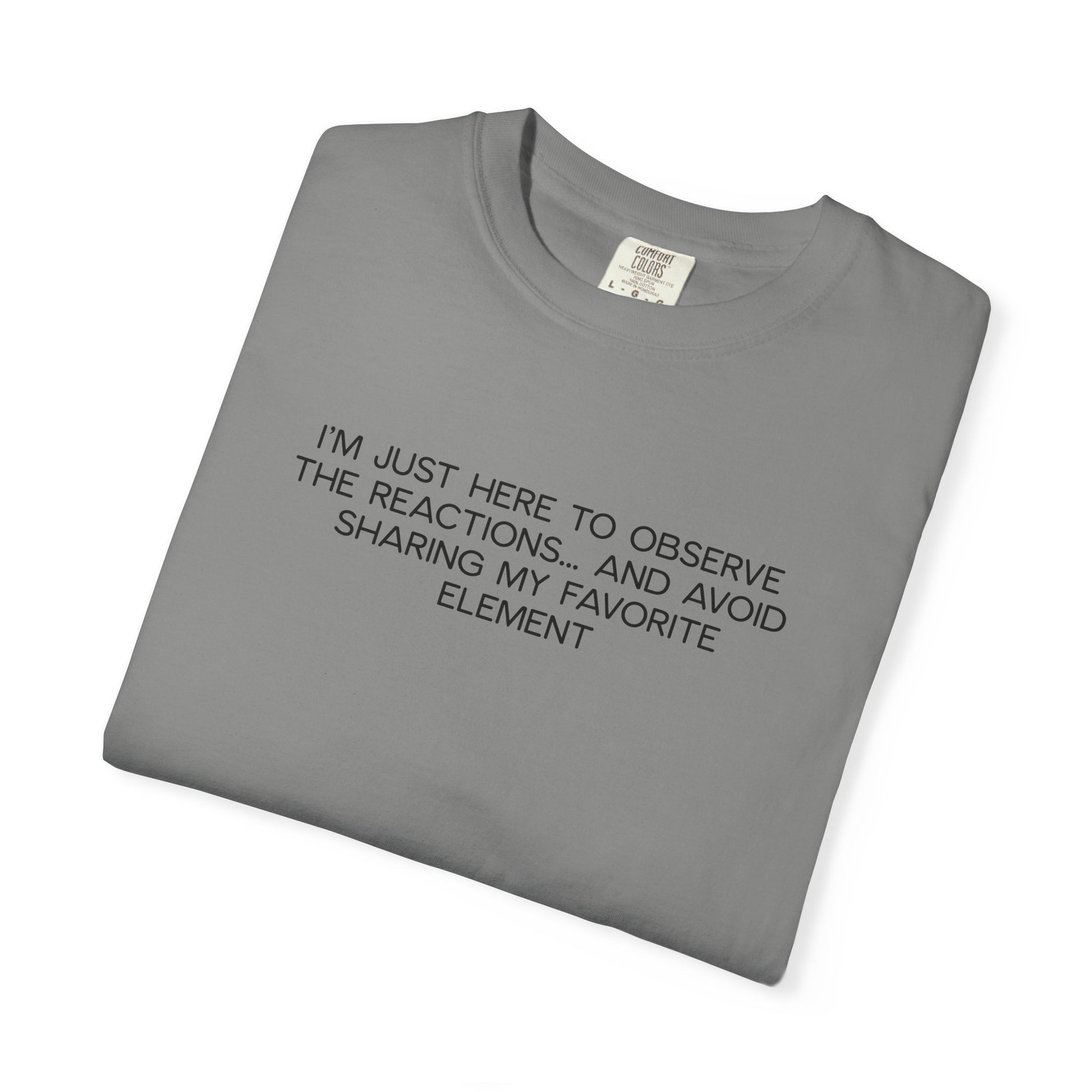 Science Squad Shirt - Funny Teacher PD Day Tee, I'm Just Here to Observe Shirt, Sarcastic Science Team Shirt, Two-Sided