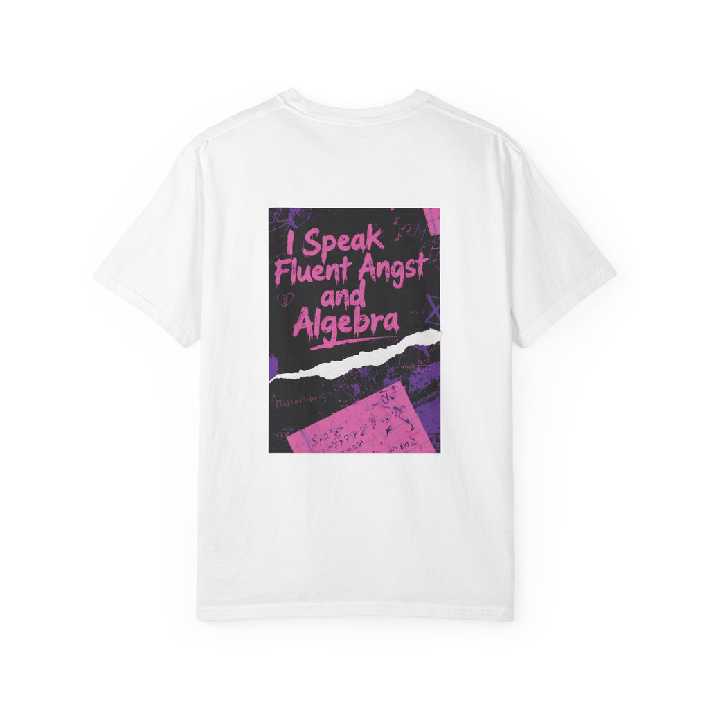 Math Is My Mixtape Shirt - Emo Math Teacher Shirt, I Speak Fluent Angst and Algebra Tee, Two-Sided Teacher Shirt