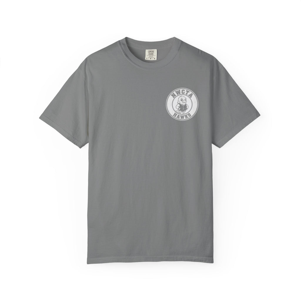 Vintage Style Small White Emblem NWCTA Hawk Tee