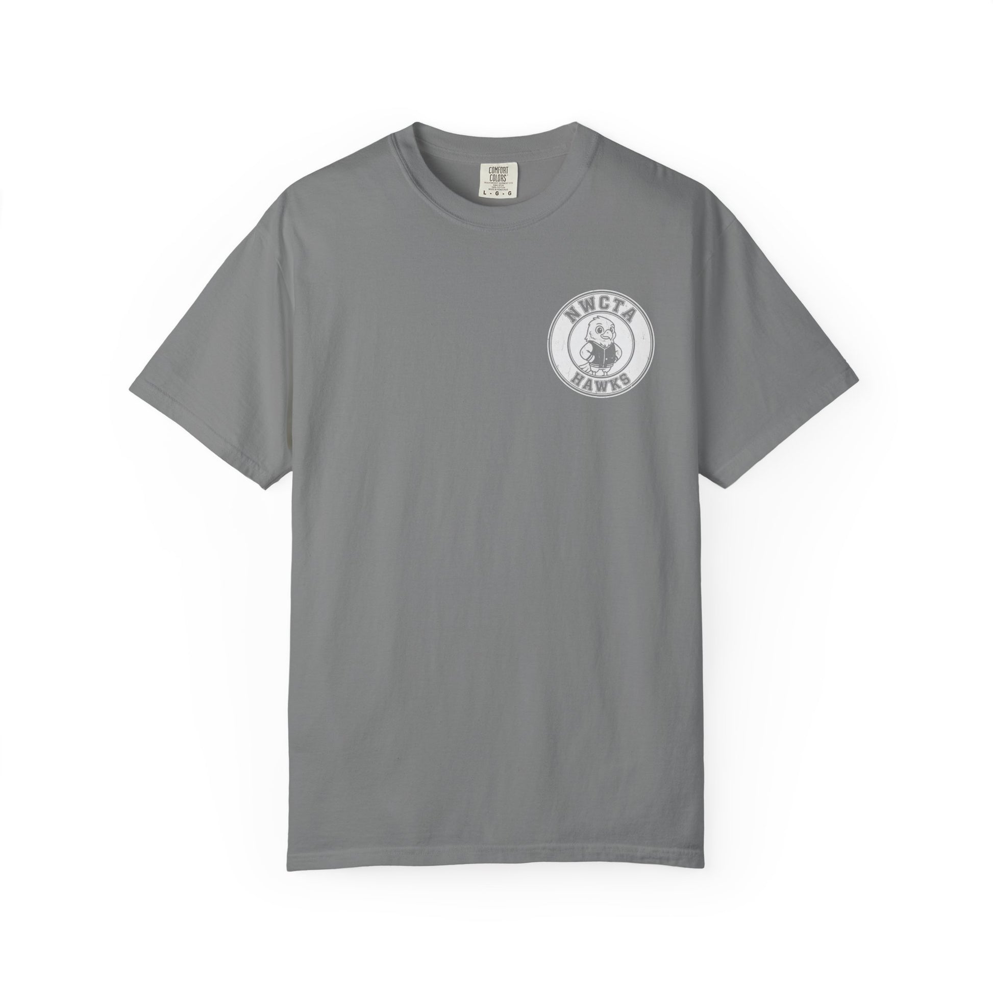 Vintage Style Small White Emblem NWCTA Hawk Tee
