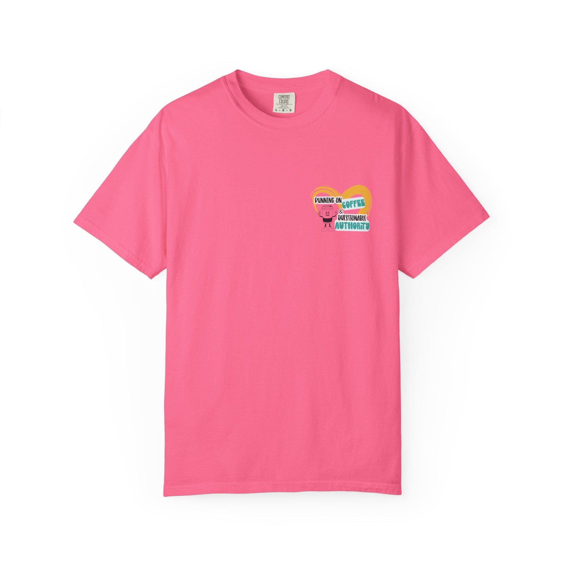 Running on Coffee and Questionable Authority Tee
