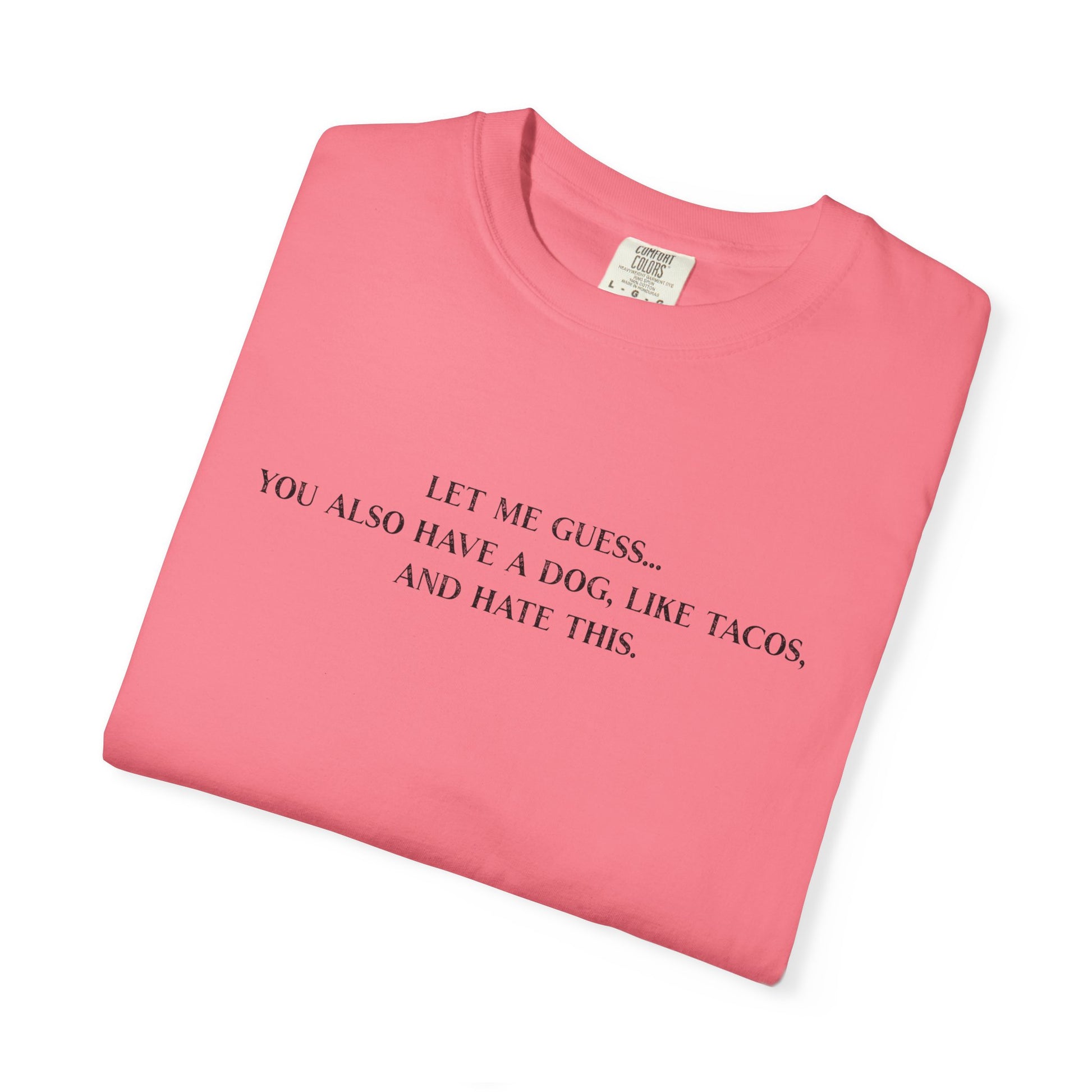 Let Me Guess Shirt - Funny PD Day Teacher Tee, Icebreaker Survivor, Dog Lover, Tacos & Staff Meeting Humor Shirt