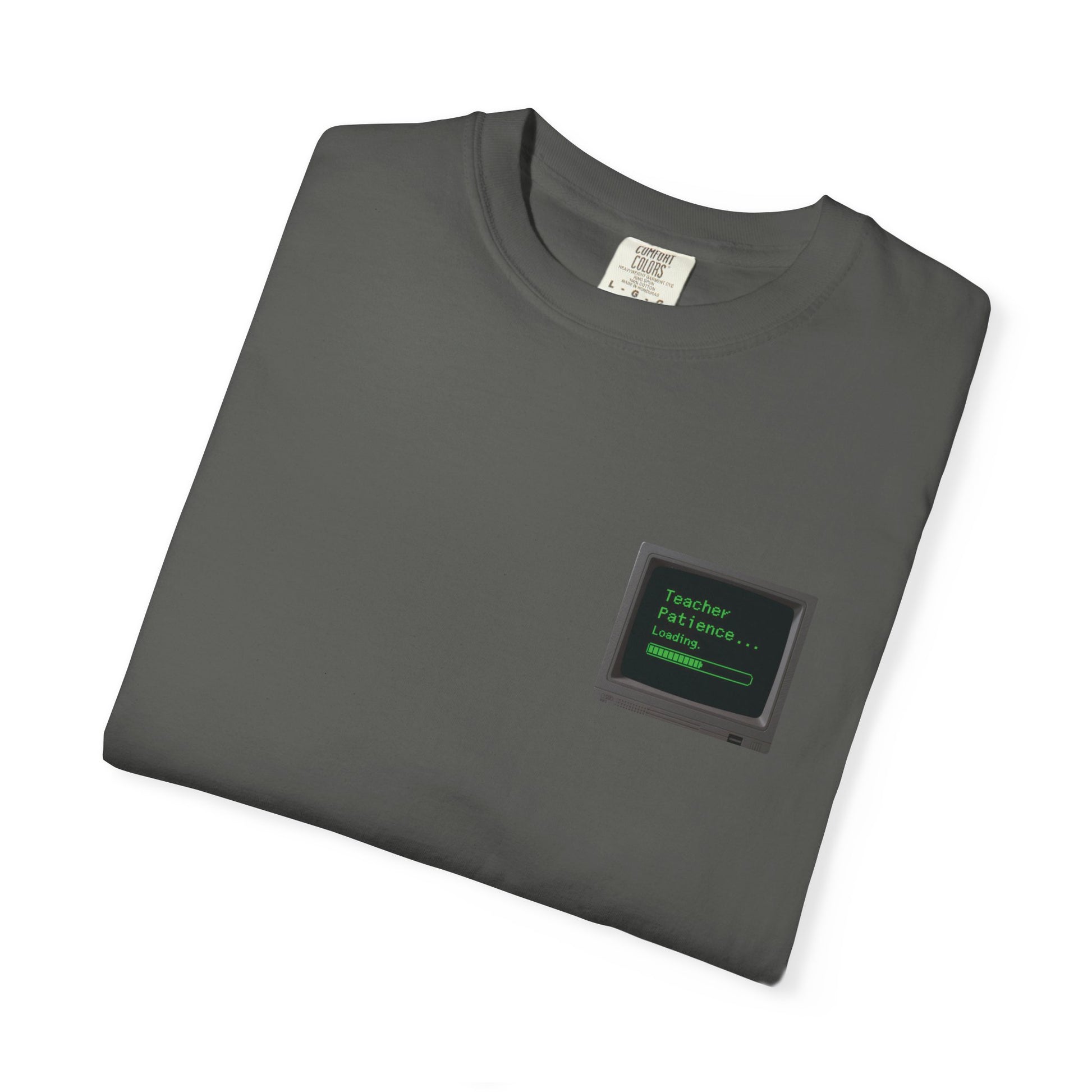Teacher Patience Loading Shirt -  Retro 80s Computer Style Teacher Tee, Funny Back to School Shirt