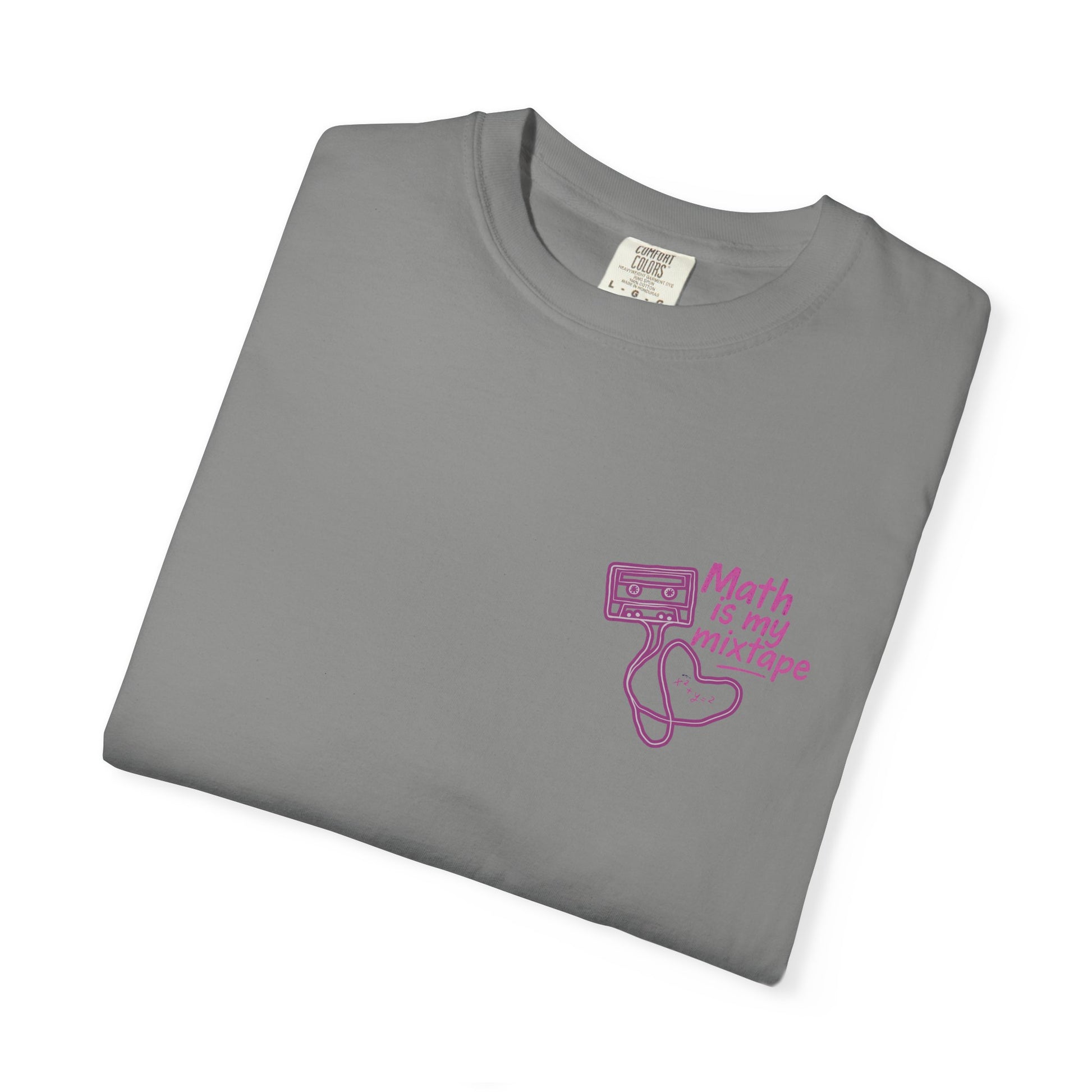 Math Is My Mixtape Shirt - Emo Math Teacher Shirt, I Speak Fluent Angst and Algebra Tee, Two-Sided Teacher Shirt