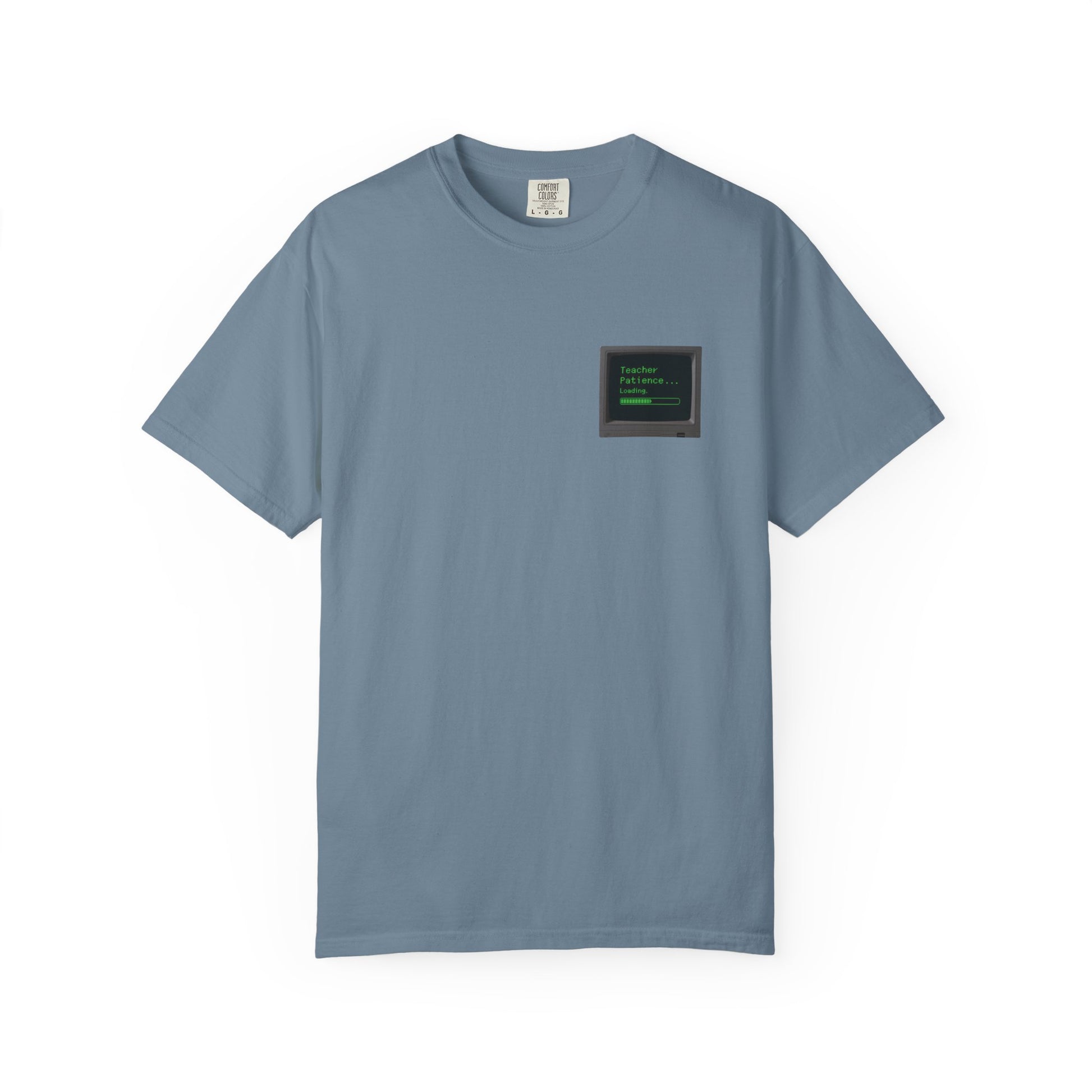 Teacher Patience Loading Shirt -  Retro 80s Computer Style Teacher Tee, Funny Back to School Shirt