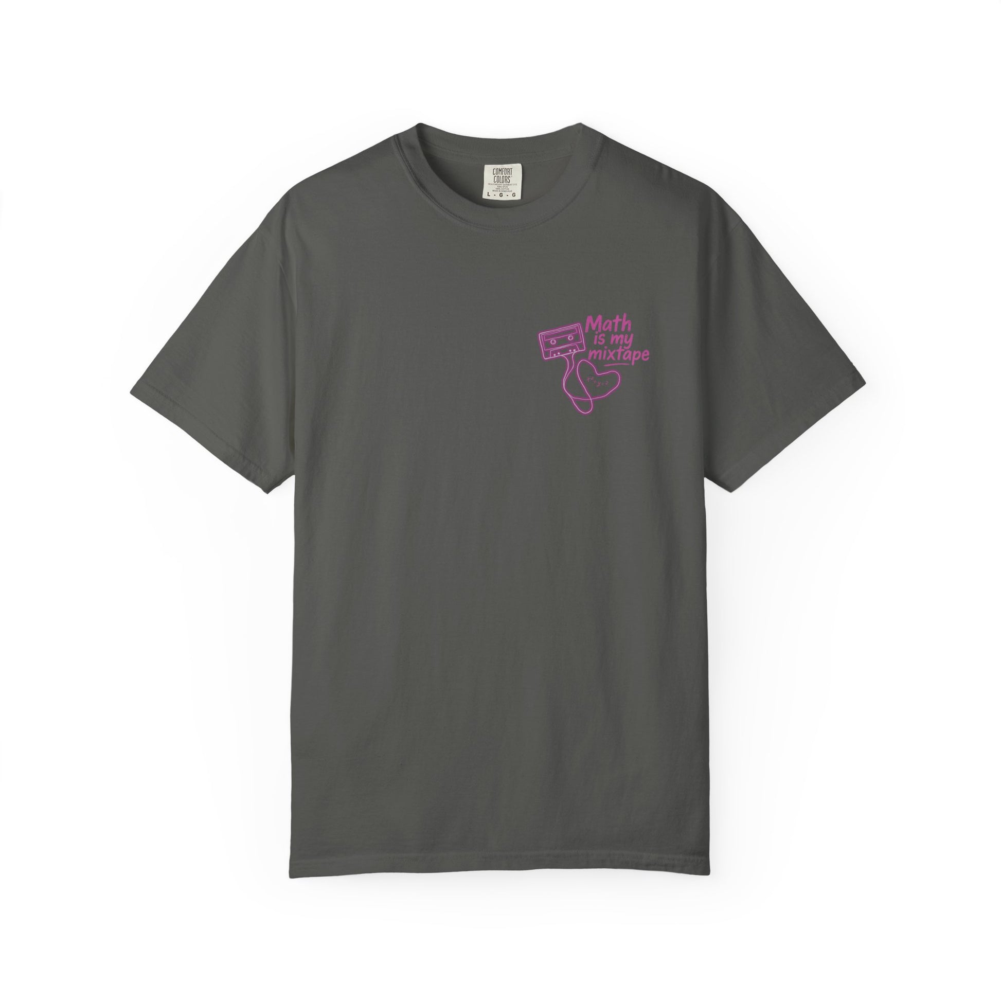 Math Is My Mixtape Shirt - Emo Math Teacher Shirt, I Speak Fluent Angst and Algebra Tee, Two-Sided Teacher Shirt