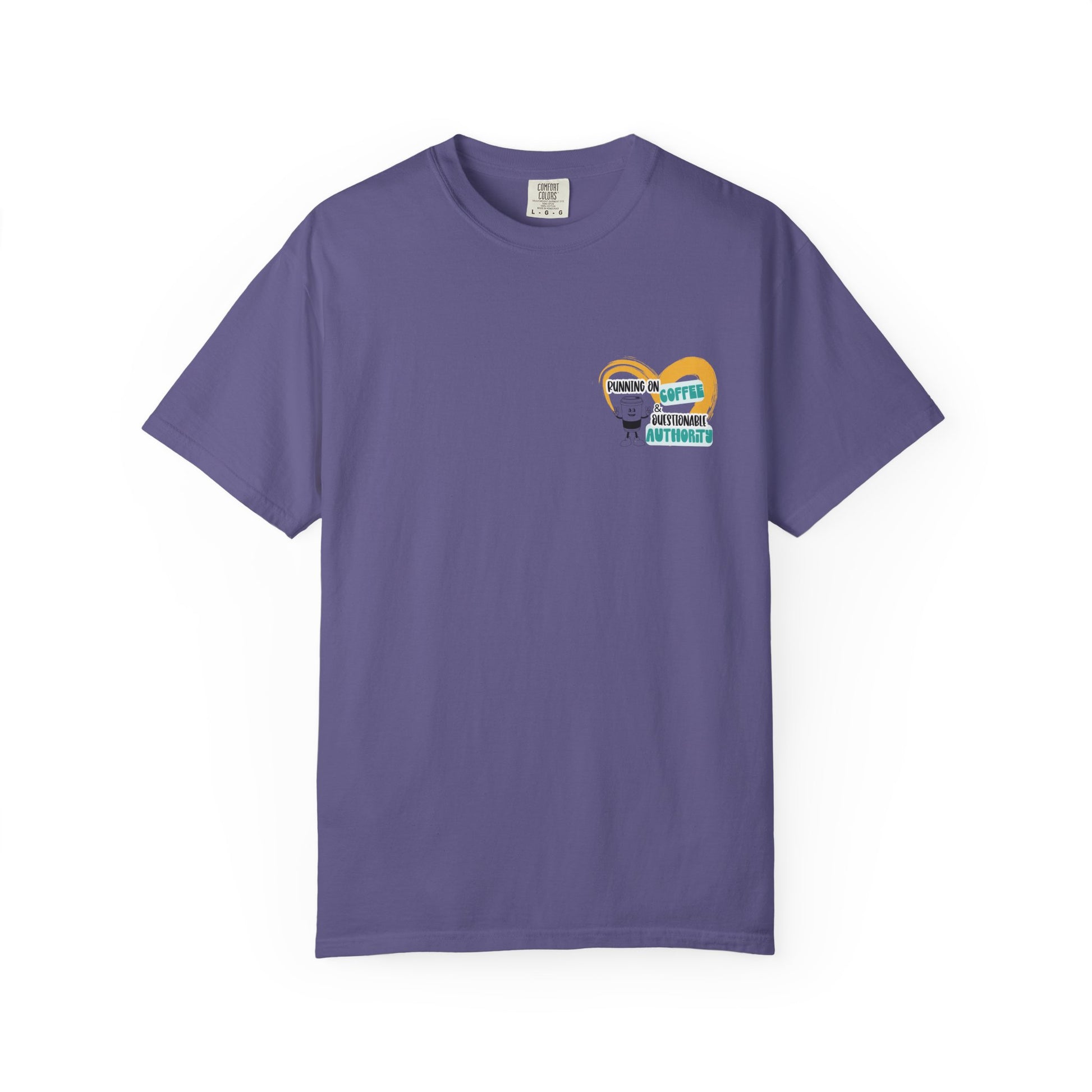 Running on Coffee and Questionable Authority Tee