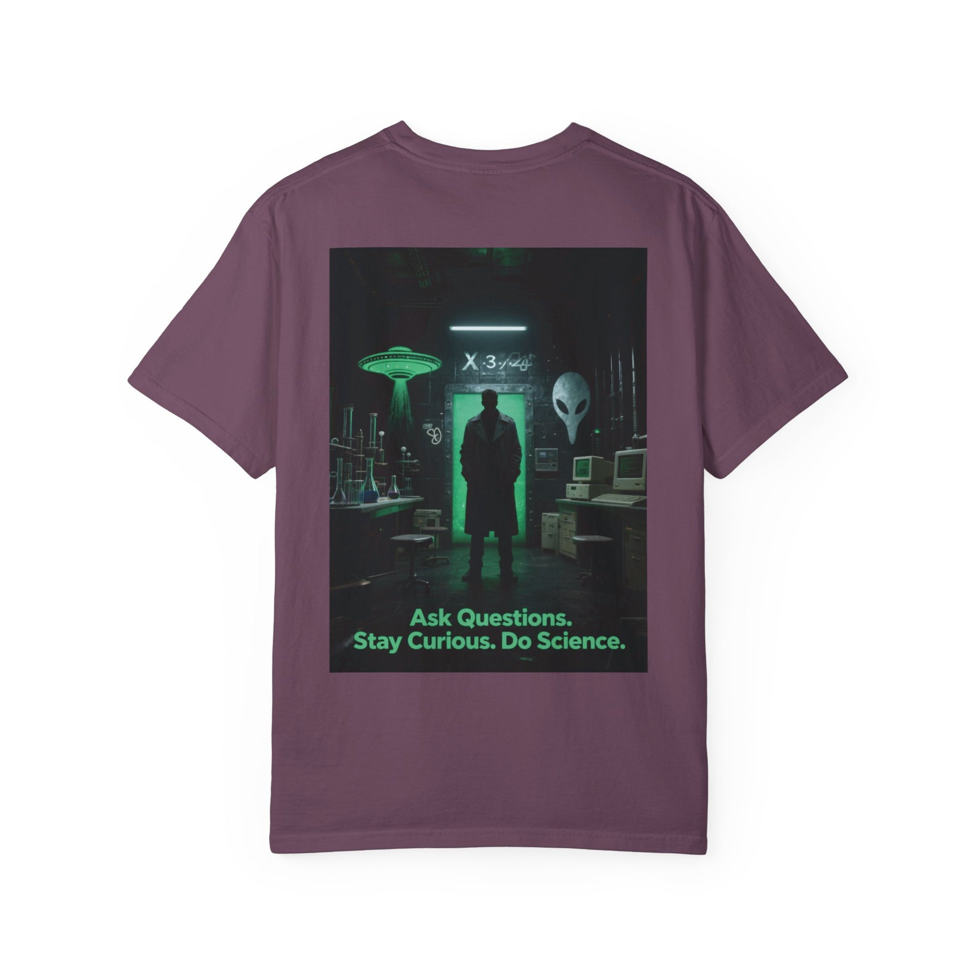 Stay Curious, Do Science X-Files Themed Tee