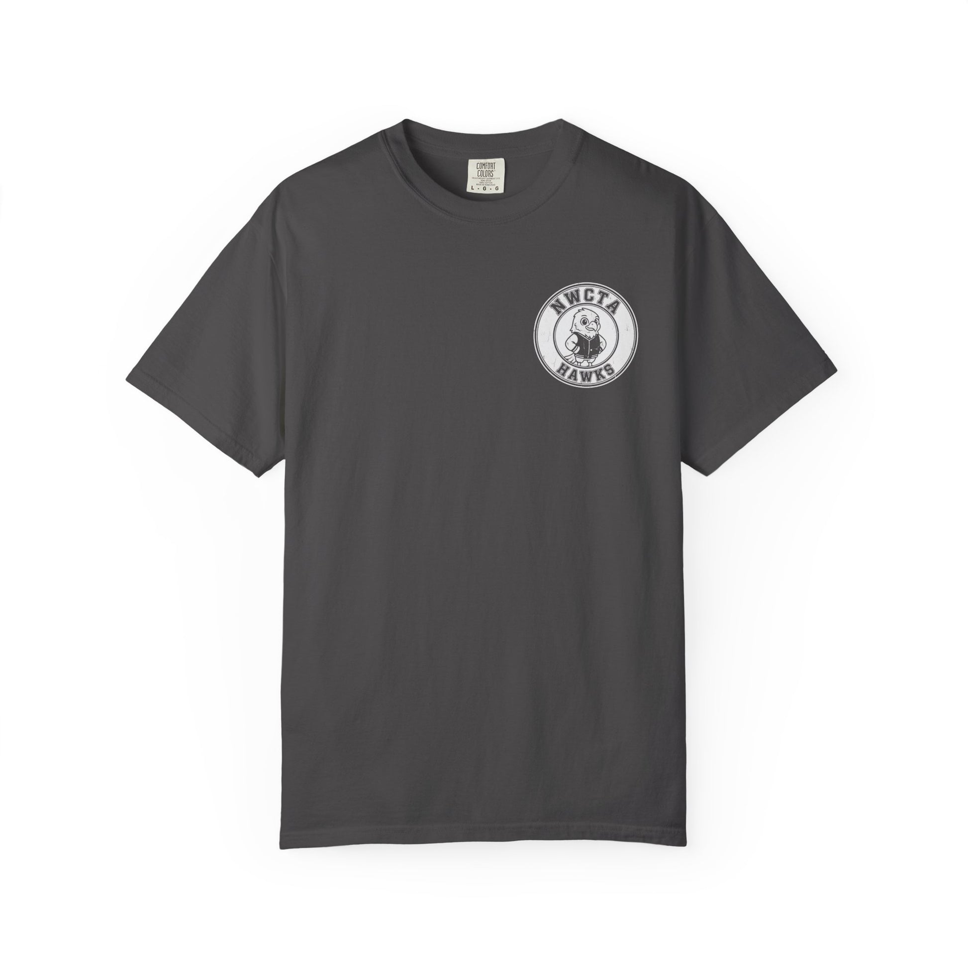Vintage Style Small White Emblem NWCTA Hawk Tee