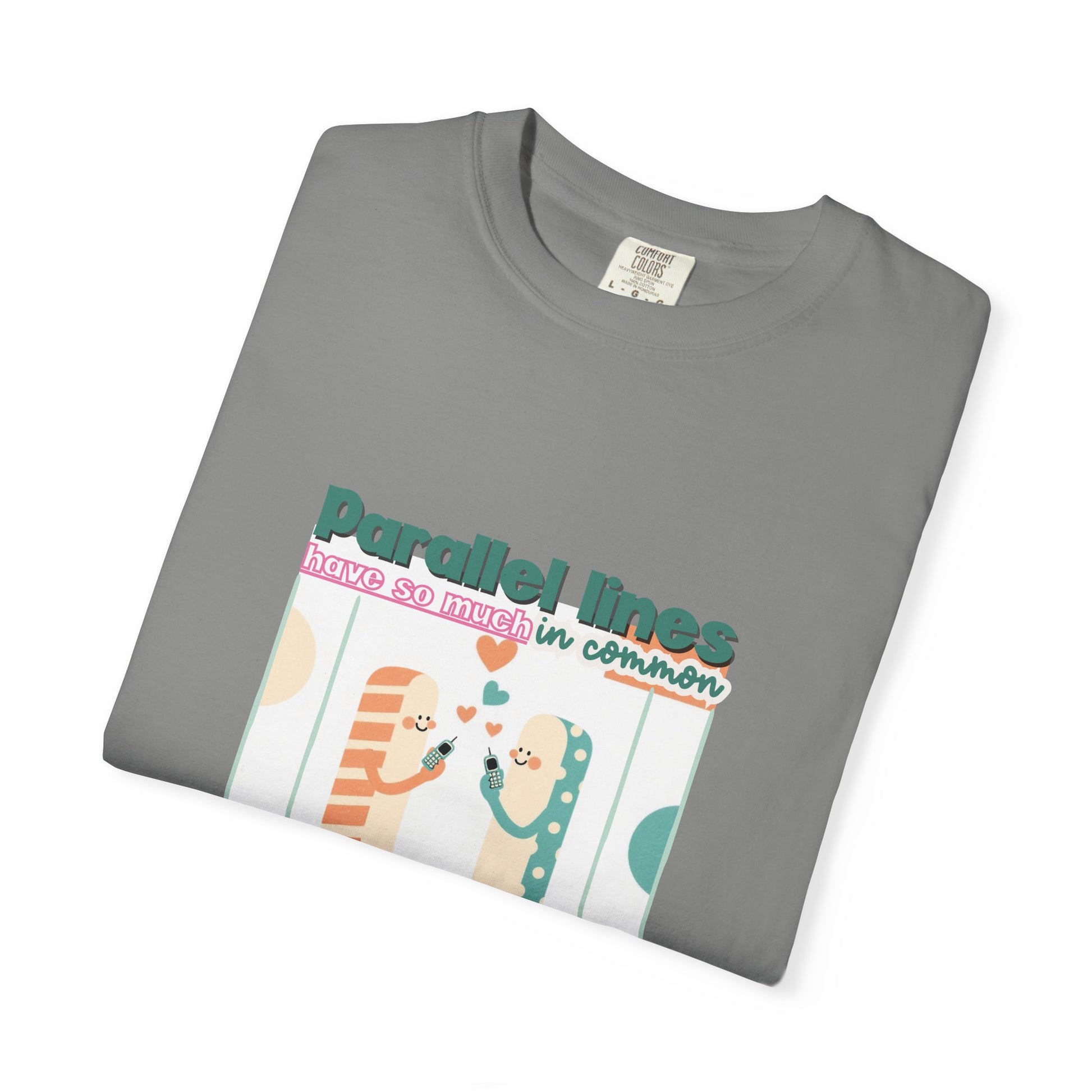 Parallel Lines Geometry Pun Tee