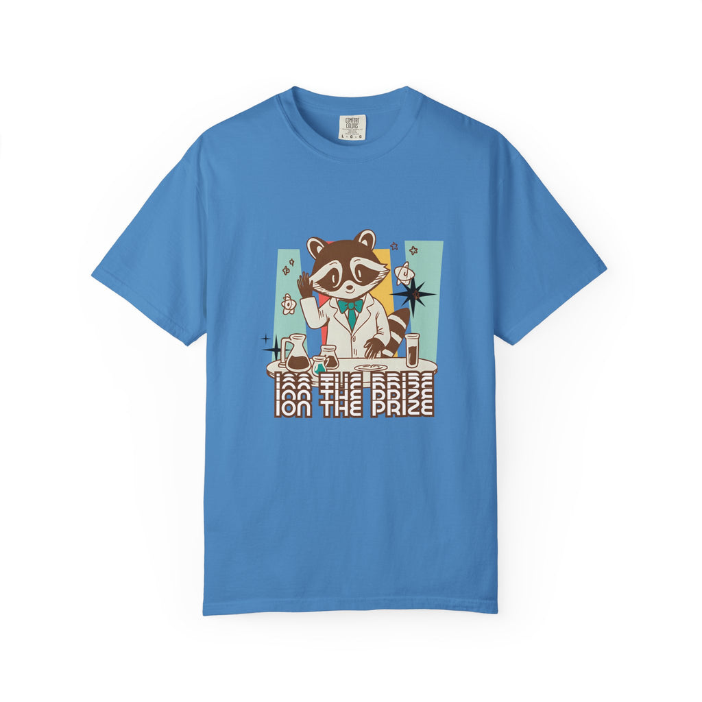 Ion the Prize Shirt | Chemistry Teacher Tee | Science Humor | Vintage Raccoon Scientist
